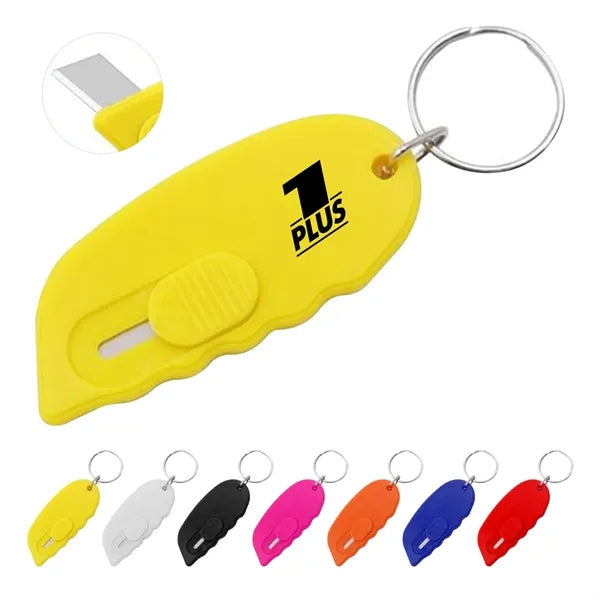 Retractable Mini Keychain Box Cutter