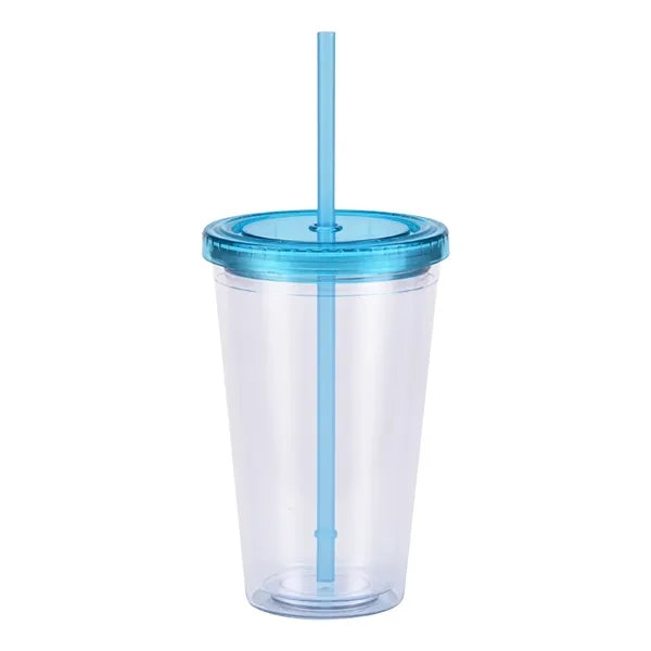 The Colors Double Wall Tumbler w/ Straw