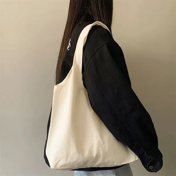 Canvas Shopping Grocery Tote Bag