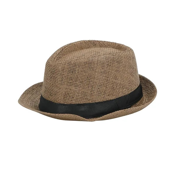 Nature Straw Fedora Hat