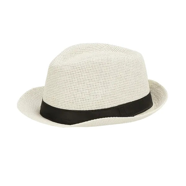 Nature Straw Fedora Hat