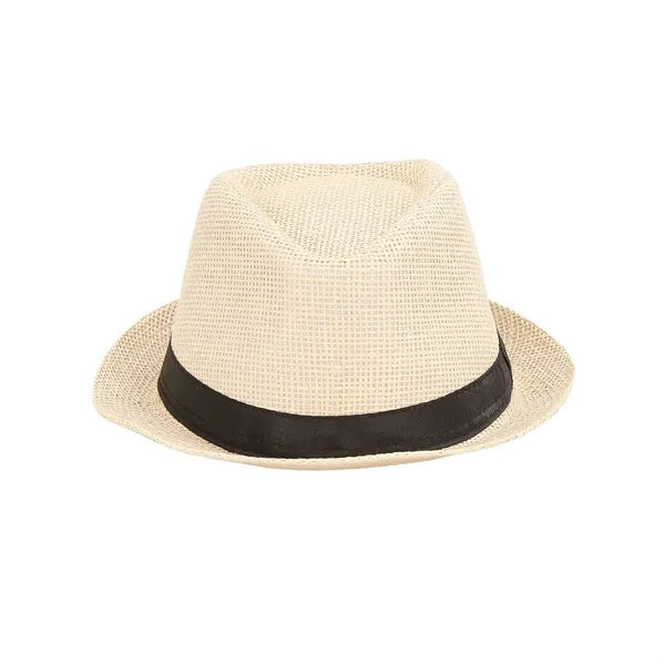 Nature Straw Fedora Hat