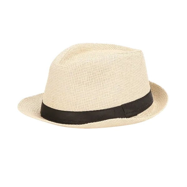 Nature Straw Fedora Hat
