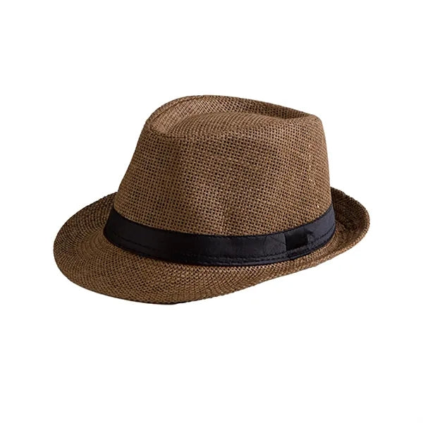 Nature Straw Fedora Hat