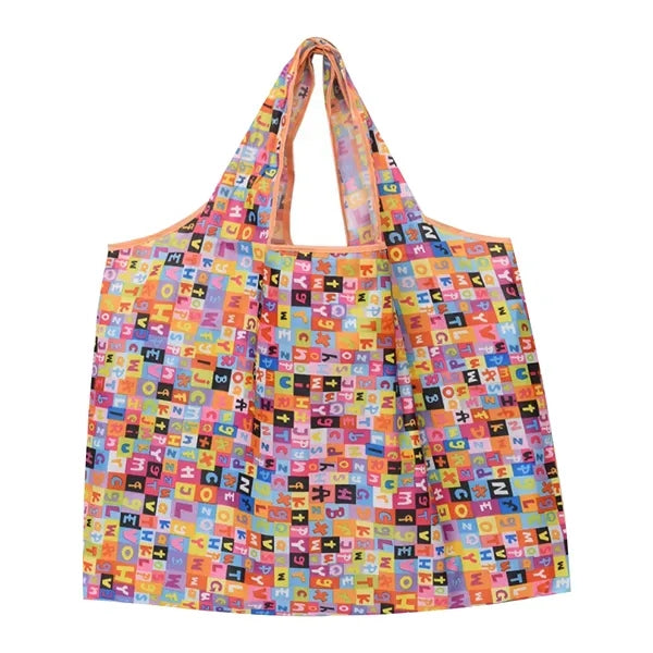 Reuseable Foldable Shopper Tote Bag