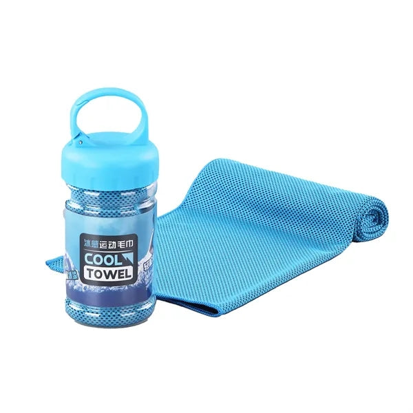 Cooling Towel, Water Bottle Kit
