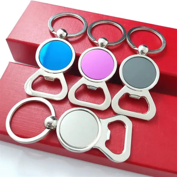 Full Color Bottle Opener Keychain