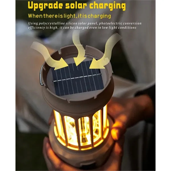 Solar LED Camping Lantern Hanging Tent Lamp