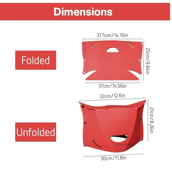 Portable Multifunctional Foldable Stool and Basket