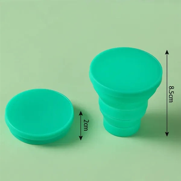 Portable Outdoor Camping Foldable Silicone Water Cup