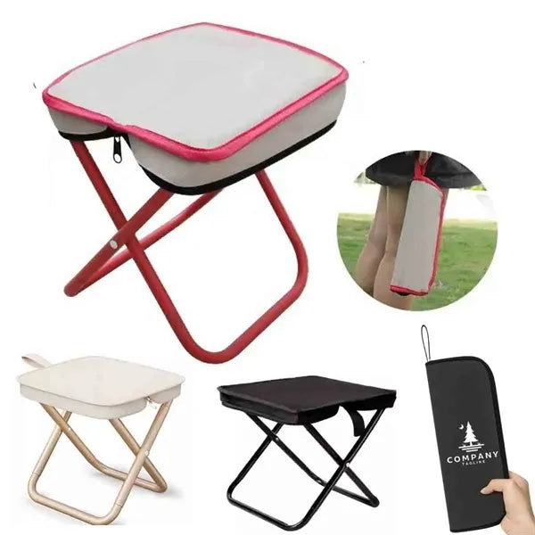 Portable Folding Stool with Carry Bag