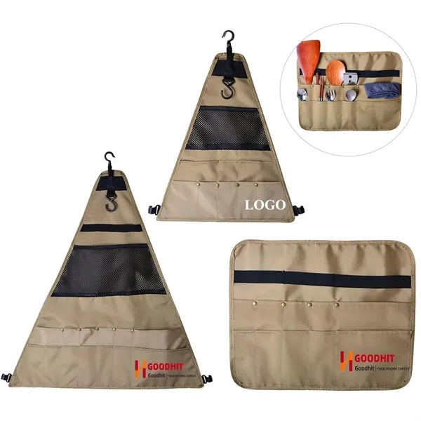 Outdoor Tableware Storage Bag Hanging Cutlery Organizer