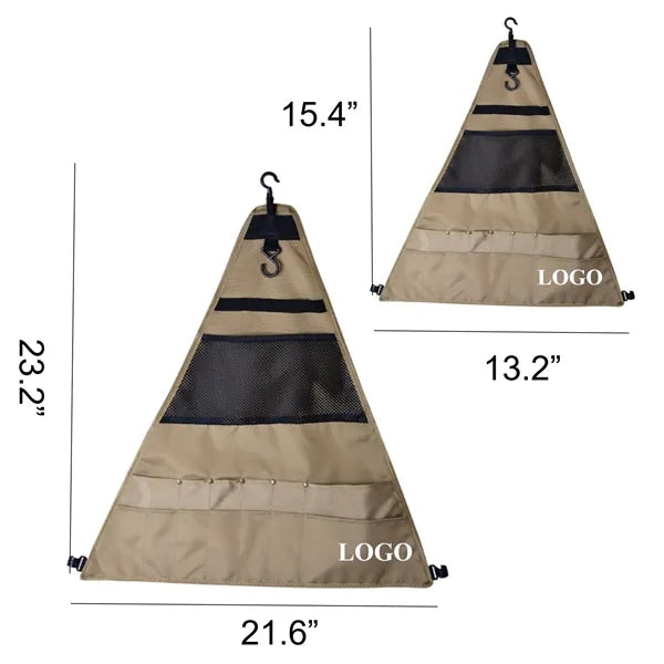 Outdoor Tableware Storage Bag Hanging Cutlery Organizer