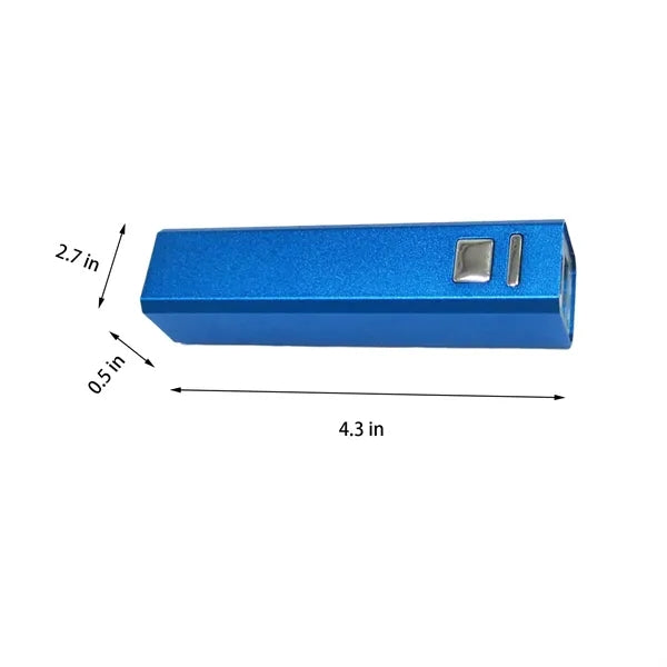 2600 Mah Mini Portable Aluminium Alloy Power Bank