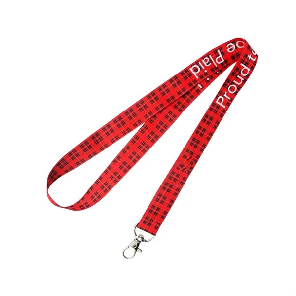 3/4" Full Color Dye Sublimation Lanyard