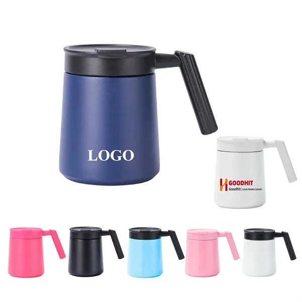 17oz Stainless Steel Vacuum Insulated Coffee Mug with Lid