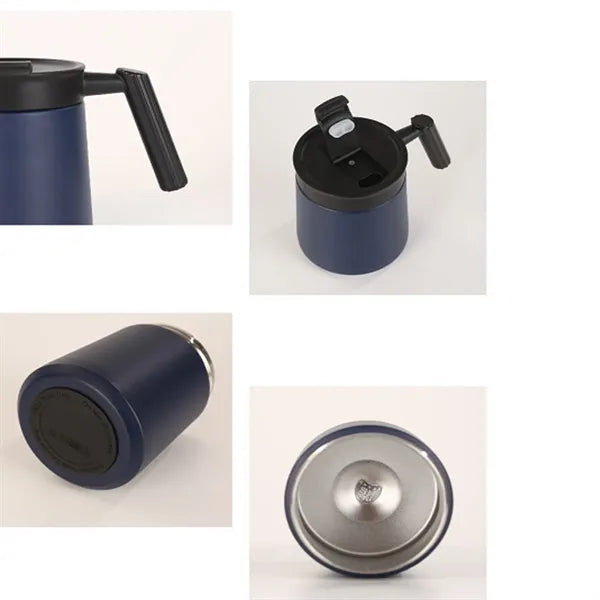 17oz Stainless Steel Vacuum Insulated Coffee Mug with Lid