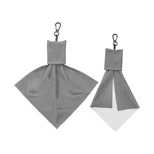 Sublimation Microfiber Glass Cleaning Keychain Wipe