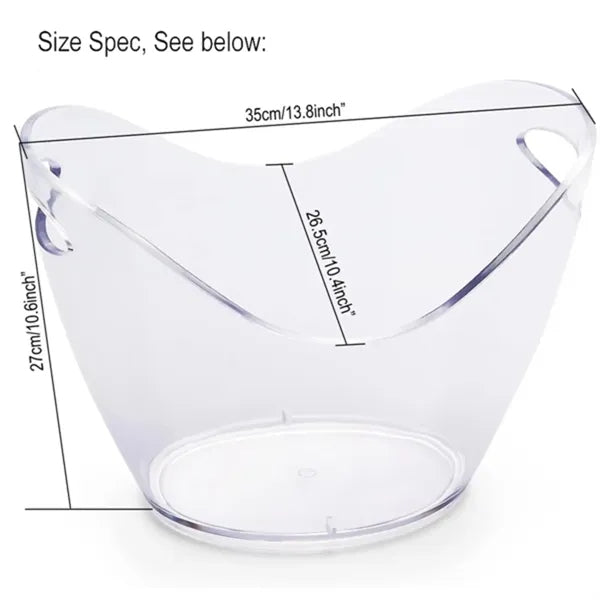 Acrylic Chilling Beverage Bucket