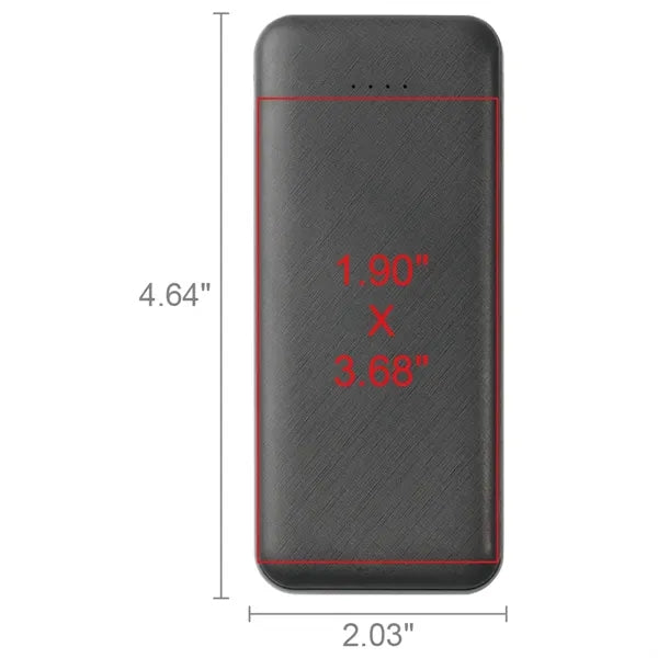Janesville Mega 2.1 Fabric Texture Power Bank