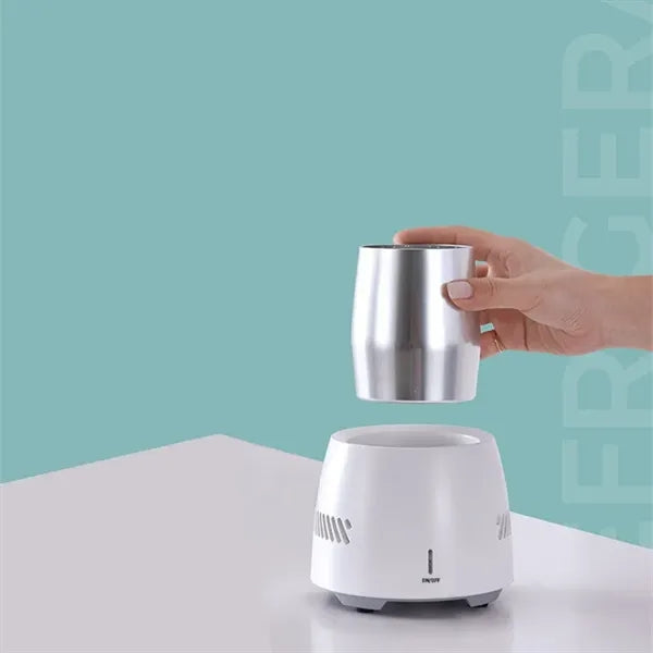12oz Desktop Mini Refrigerator Smart Fast Cooler Cup Mug