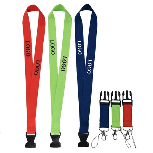 3/4" Polyester Lanyard with Safety Breakaway Clasp