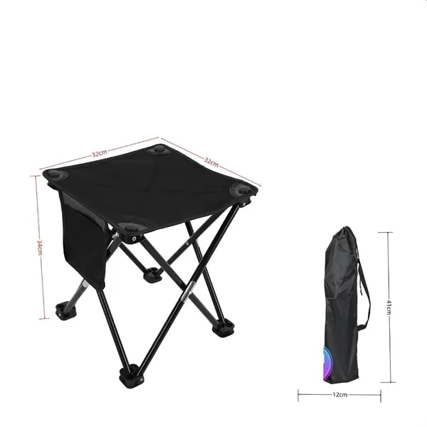 Outdoor Camping Stool Portable Folding with Carry Bag