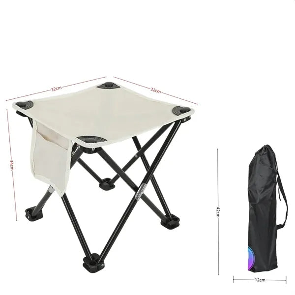 Outdoor Camping Stool Portable Folding with Carry Bag