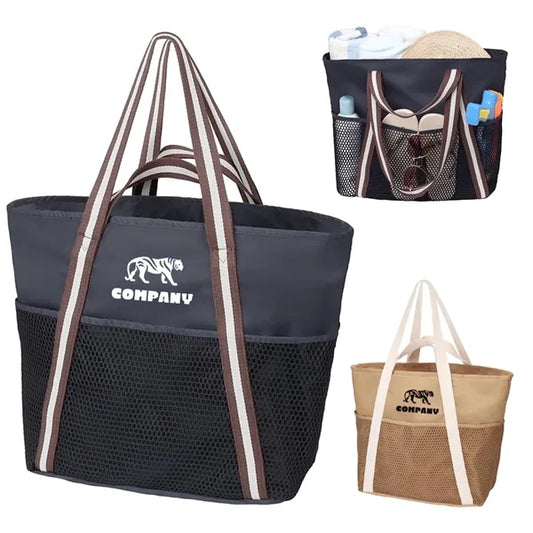 Large Mesh Waterproof Beach Tote Bag