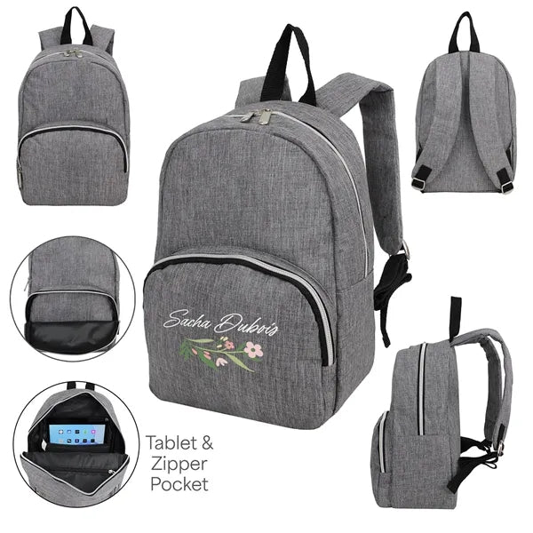 Mini Heather Gray Tablet Backpack