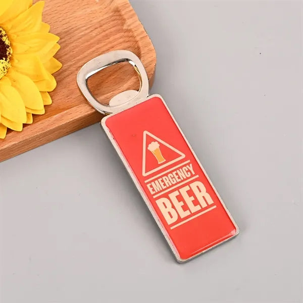 Rocket shape Plastic bottle opener