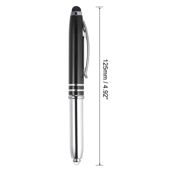 3-in-1 Flashlight Stylus Pen Business Ballpoint