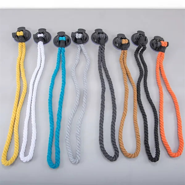 Heavy Duty Car Cowboy Hat Holder Suction Cup Rope Design