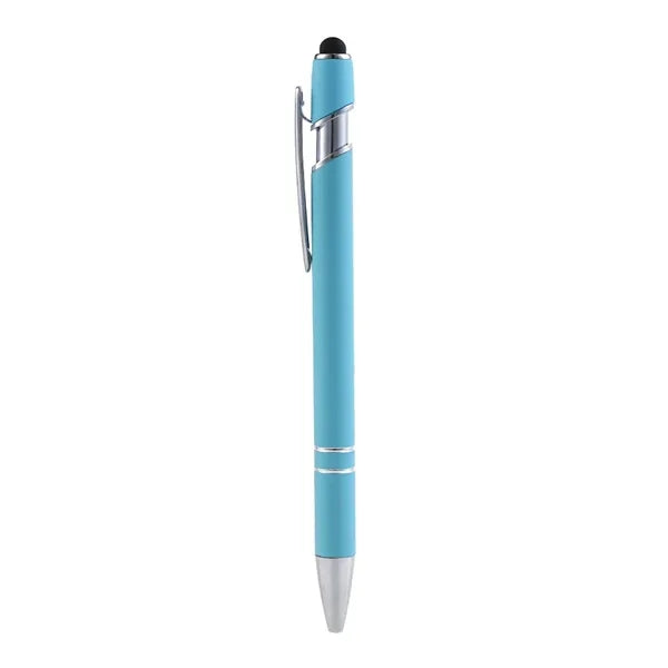 Rubber Coated Stylus Ballpoint Pen