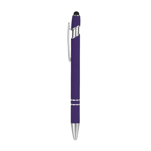 Rubber Coated Stylus Ballpoint Pen