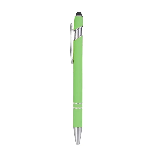 Rubber Coated Stylus Ballpoint Pen