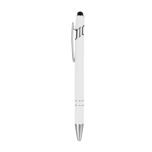 Rubber Coated Stylus Ballpoint Pen