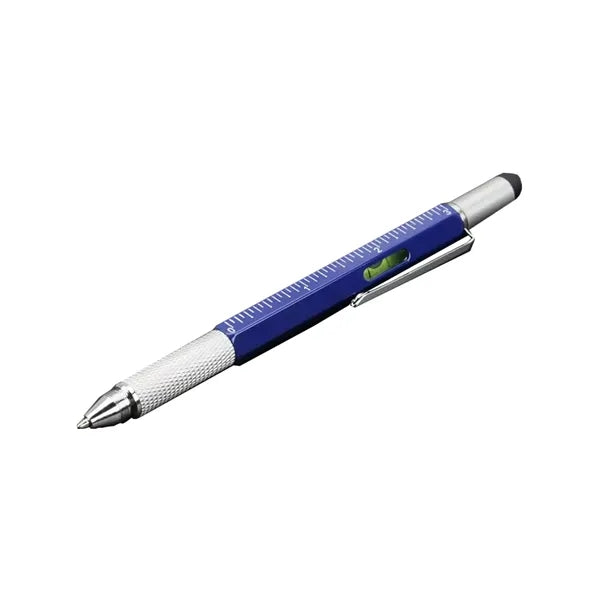 Multifunctional 6-in-1 metal tool pen