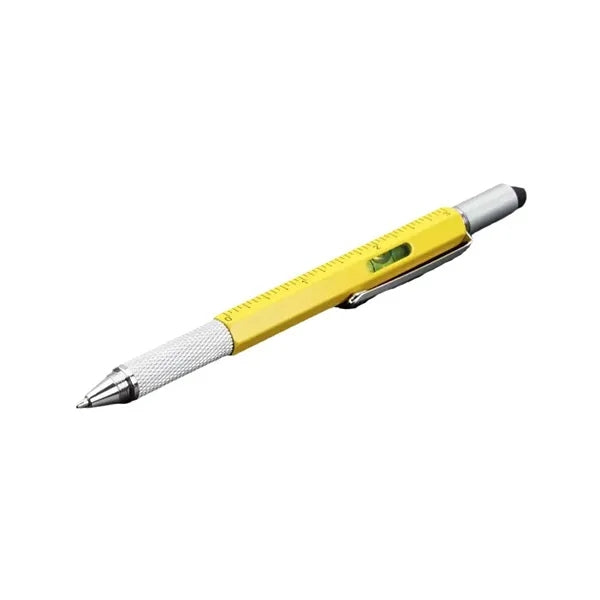 Multifunctional 6-in-1 metal tool pen