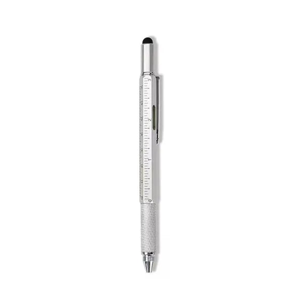 Multifunctional 6-in-1 metal tool pen