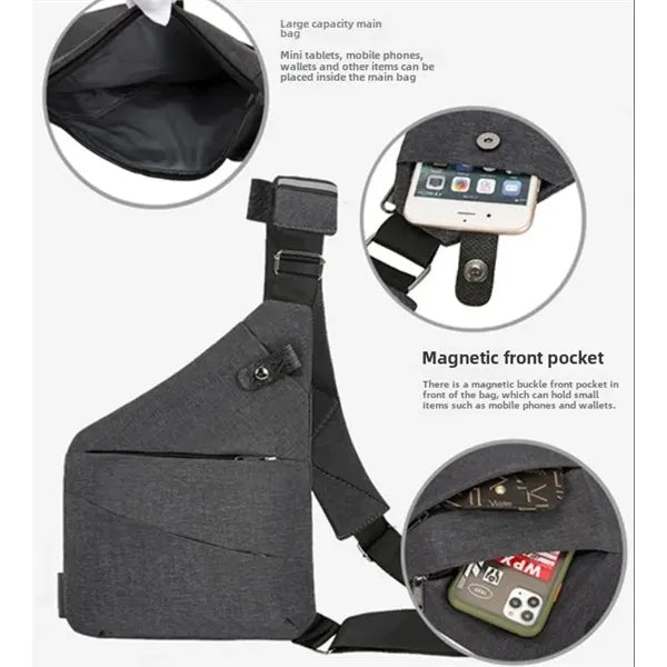 Waterproof Anti Theft Crossbody Bag for Travel Work
