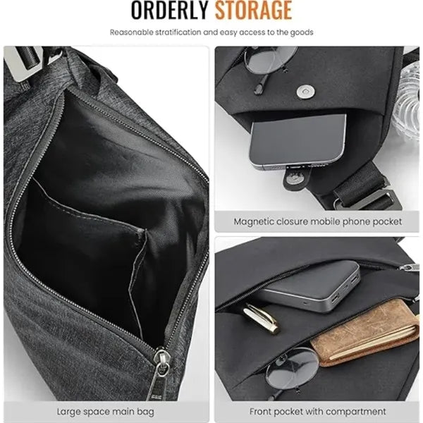 Waterproof Anti Theft Crossbody Bag for Travel Work