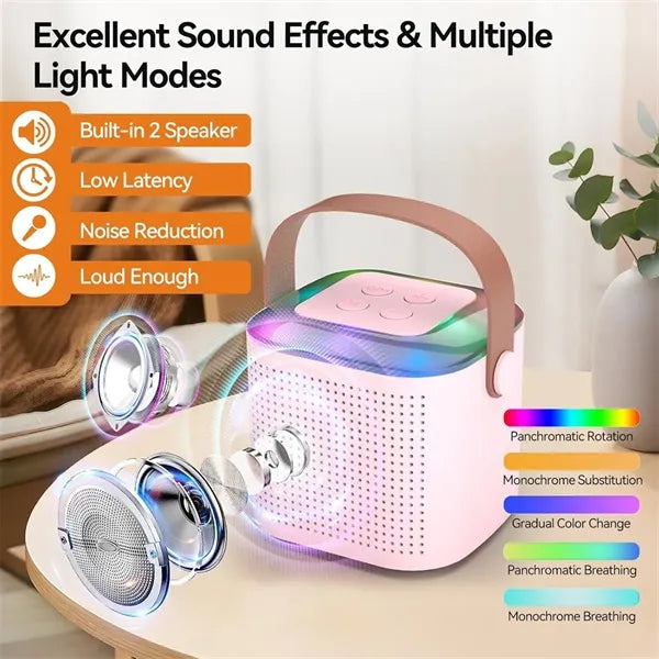 Mini Karaoke Machine With Dancing Light