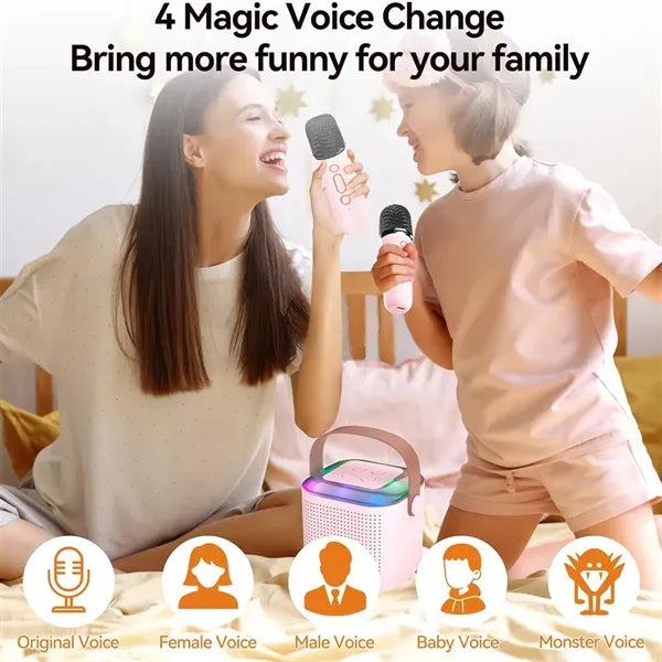 Mini Karaoke Machine With Dancing Light