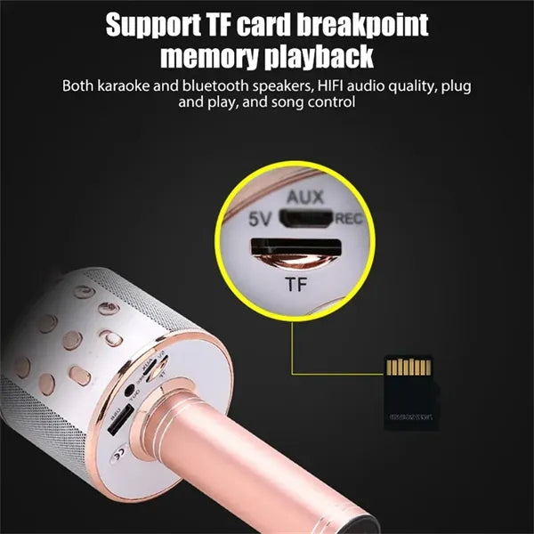 Handheld Karaoke Mic Speaker Machine