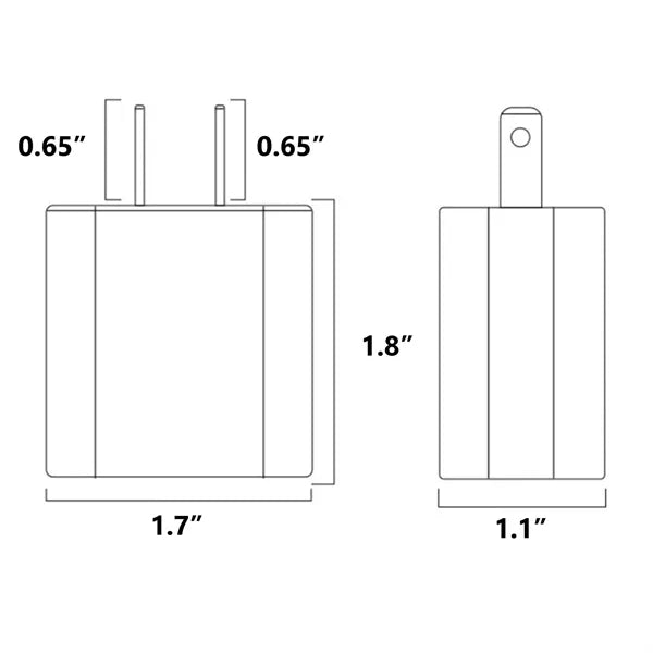 20W Type-C Wall Charger Block Charging Plug