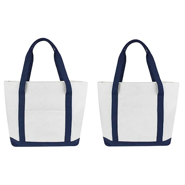 Mini Canvas Boat Tote Bags