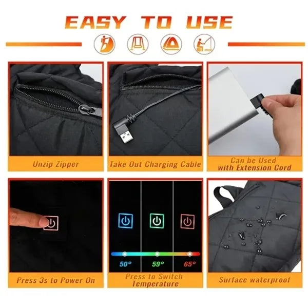 Electric Quilted Fleece Hand Warmer