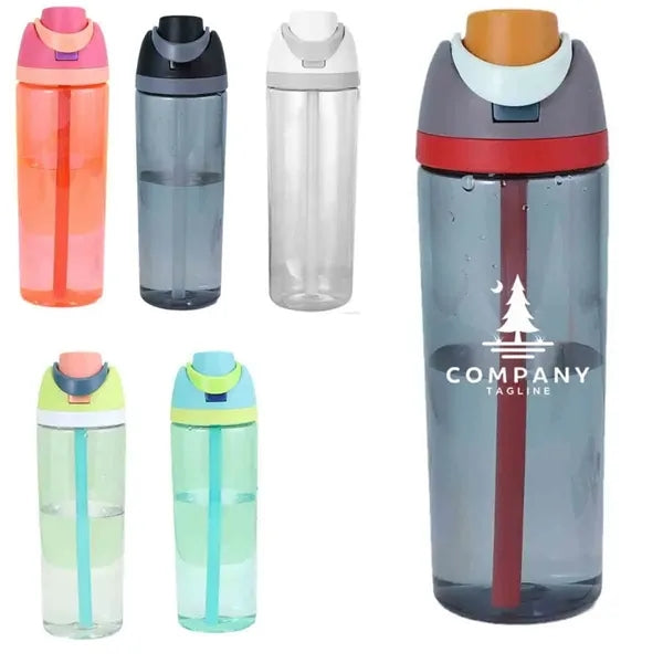 20OZ Portable Water Bottle with Straw