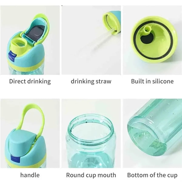 20OZ Portable Water Bottle with Straw